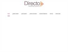 Tablet Screenshot of directoperu.com